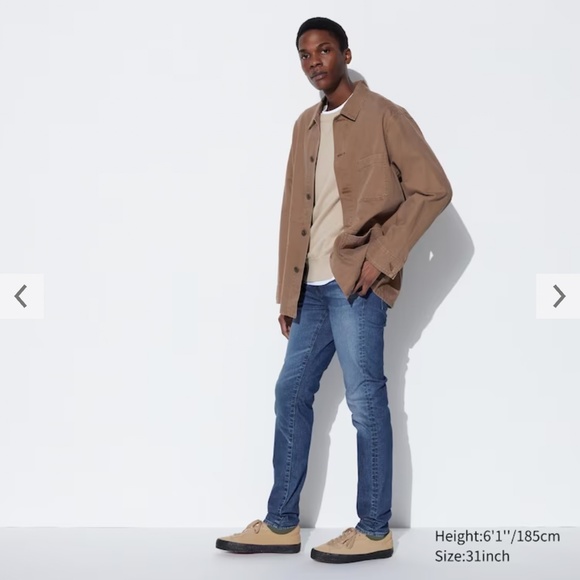 Men’s Uniqlo Tapered Cotton Jeans Size Small 27-30” Length 30” - Picture 12 of 12